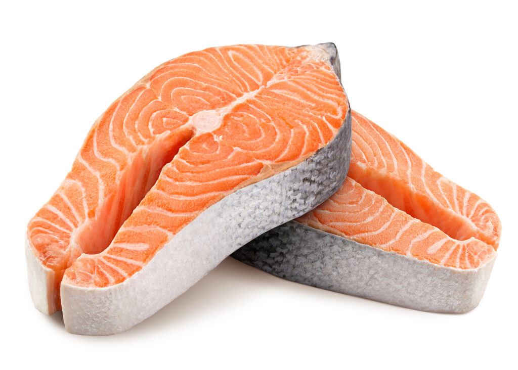 Salmon steak - Farmed Fish Welfare for susatinableSalmon Steak